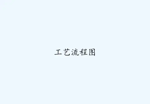 工艺流程图-PPT