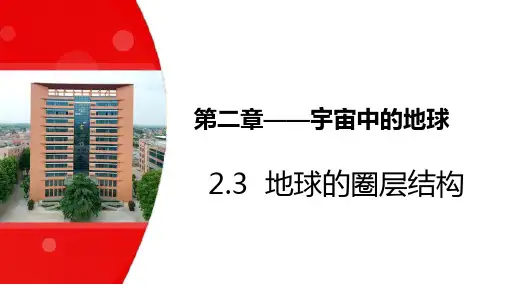 2024届高考地理一轮复习课件 地球的圈层结构