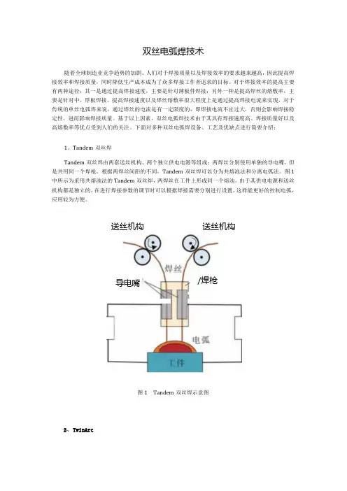 双丝电弧焊技术