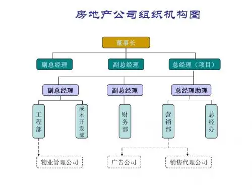 房地产公司组织机构图