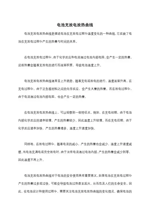 电池充放电放热曲线