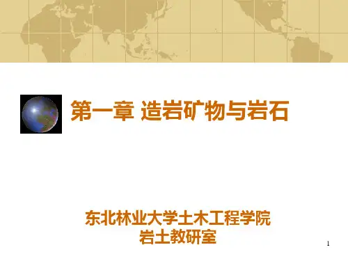 第1章-造岩矿物与岩石(gai)PPT优秀课件