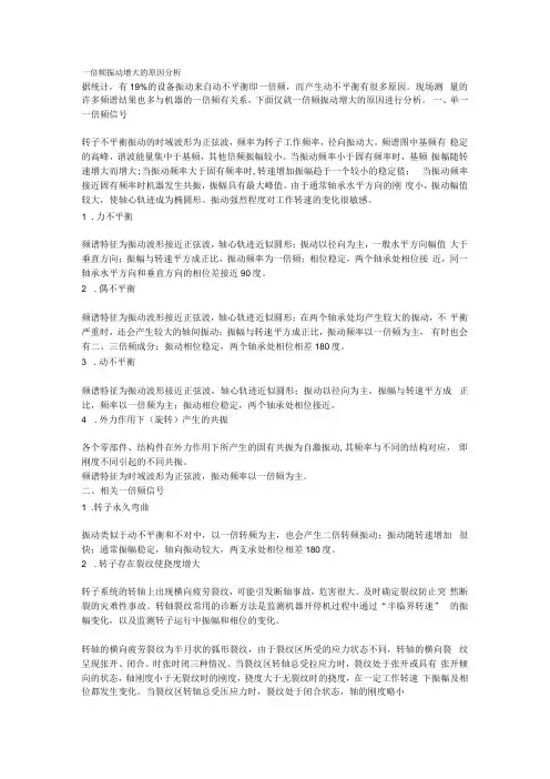 倍频振动增大的原因分析1