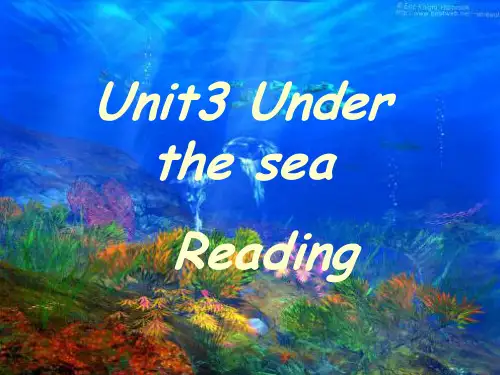 高二选修7_Unit_3_Under_the_sea-Old_Tom_the_killer_whale[阅读课件]