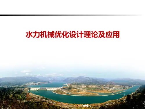水力机械优化设计理论