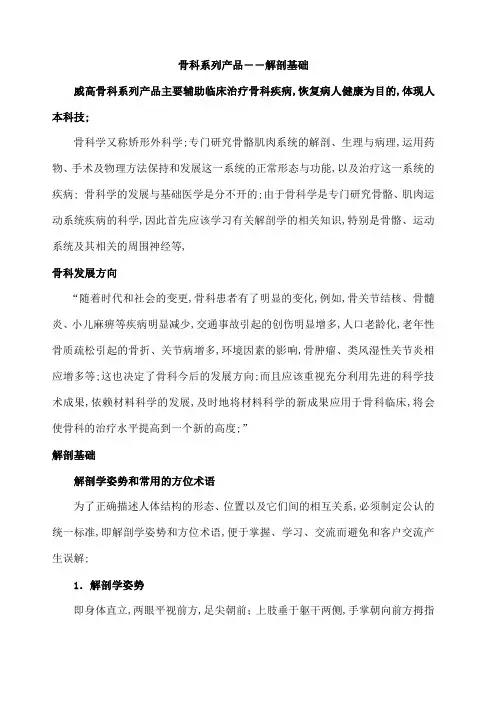骨科解剖基础