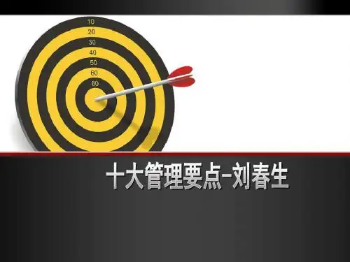 领导管理十大要点哲学依据-文档资料