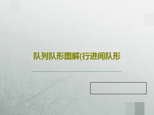 队列队形图解(行进间队形36页PPT