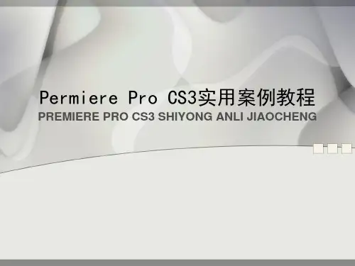 《Permiere-Pro-CS3实用案例教程》-插件应用