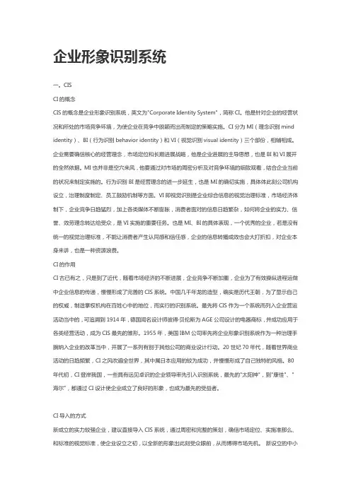 企业形象识别系统