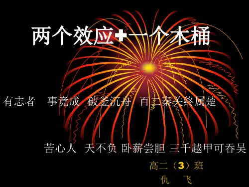 马太效应,鲶鱼效应,木桶理论