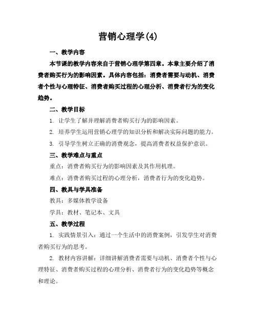 营销心理学(4)