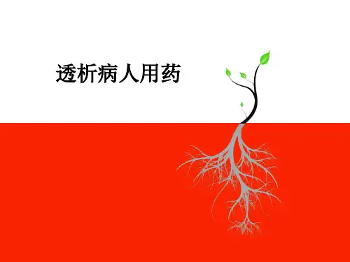 透析病人用药ppt课件