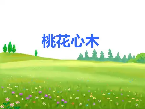 《桃花心木》ppt课件(完美版)