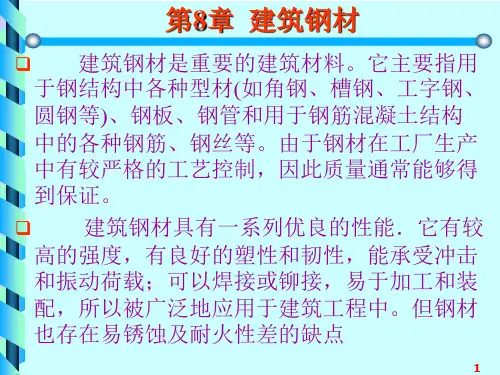 建筑钢材课件PPT