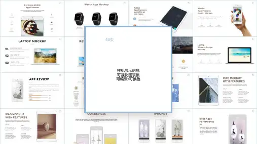 企业可视化信息图表PPT模板公司组织架构统计分析可编辑数据图标 (9)
