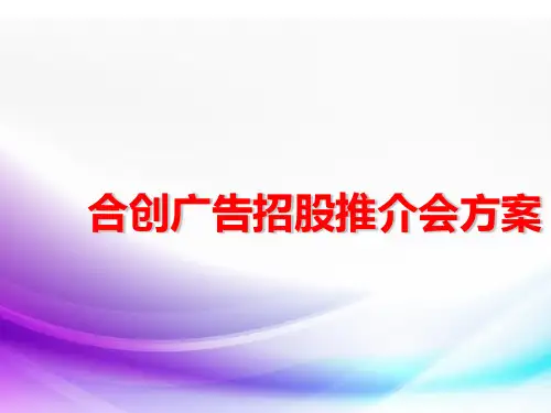 某公司招股推介会方案(PPT 36张)