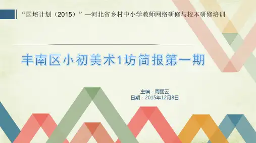 丰南区小初美术1坊简报第一期课件.ppt