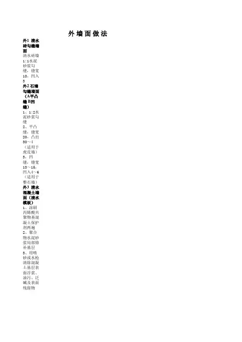 陕09J01建筑用料及做法(全)