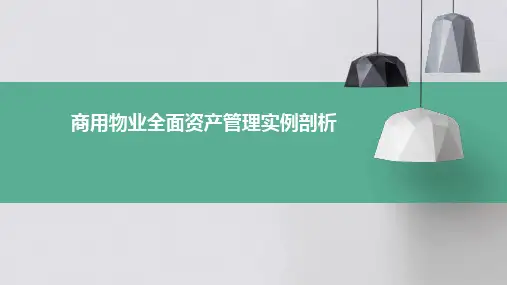 商用物业全面资产管理实例剖析