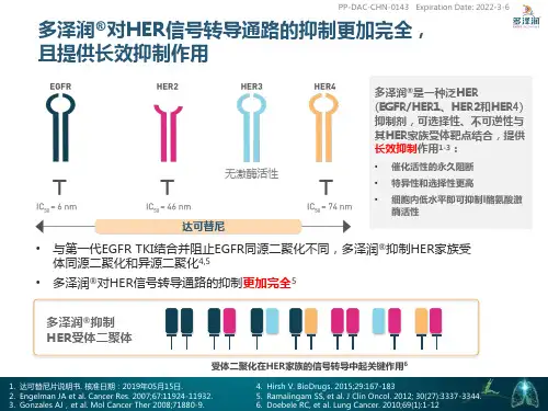 一线治疗EGFR突变NSCLC