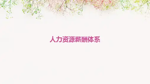 人力资源薪酬体系