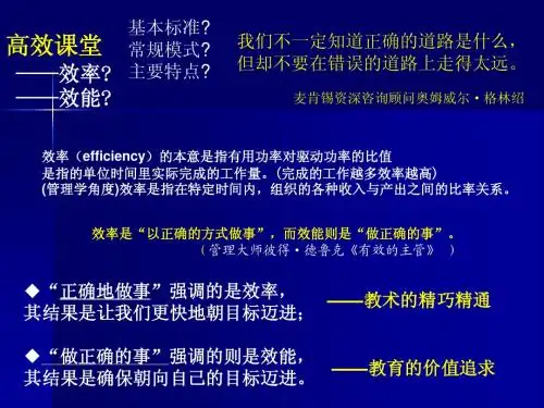 二应该做什么反思追问56效率和效能动机结果