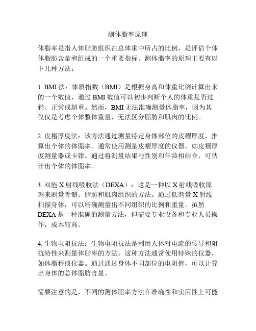 测体脂率原理