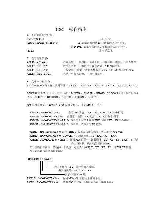 BSC操作指南(基本)[1]