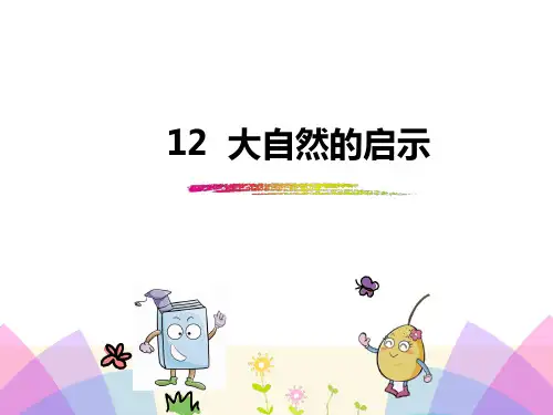 四年级下册语文课件12大自然的启示_人教新课标 (共18张PPT)