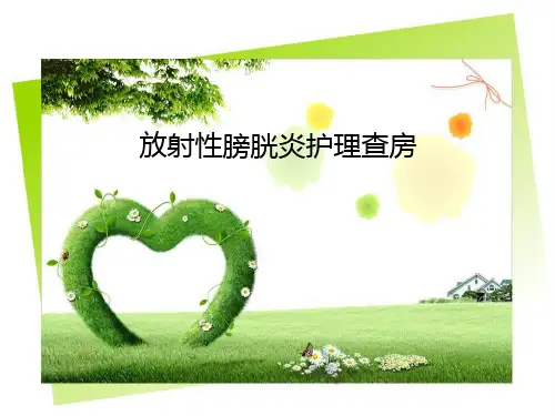 放射性膀胱炎护理查房全解