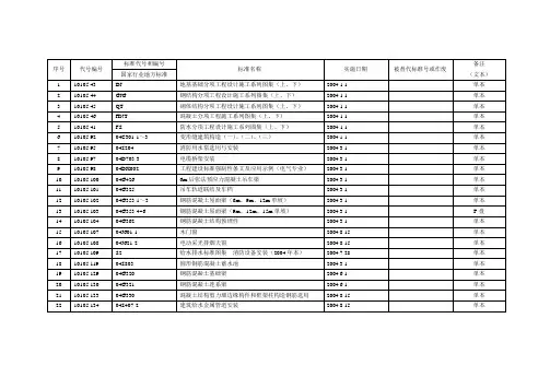 2004年更新标准