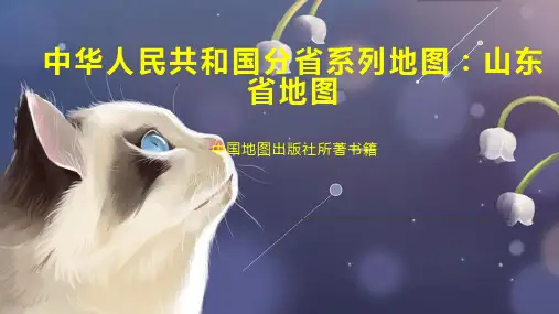 中华人民共和国分省系列地图：山东省地图