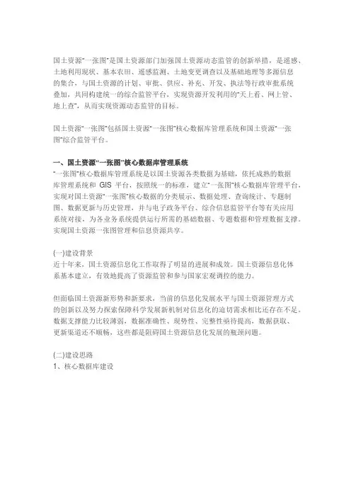 智慧国土国土资源“一张图”综合监管平台方案(图文)
