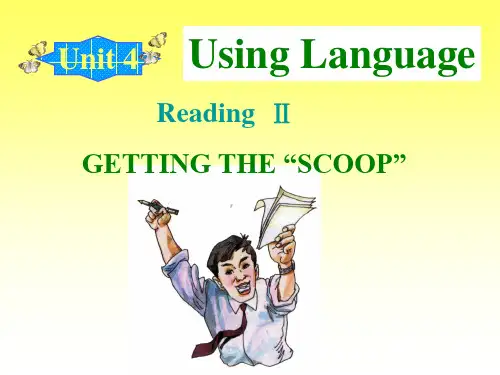 新人教版英语必修五 unit 4  using language