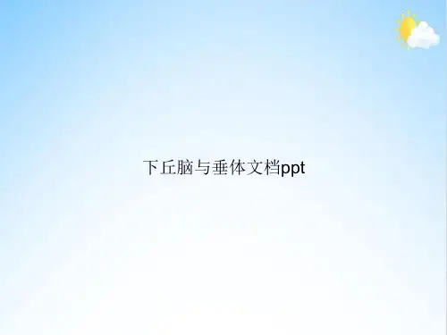 下丘脑与垂体