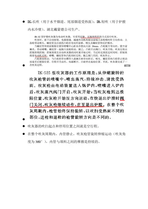 蒸汽吹灰器