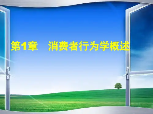 第1章消费者行为学概述
