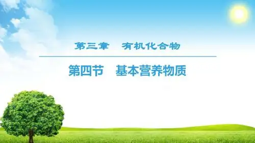 18-19 第3章 第4节 基本营养物质