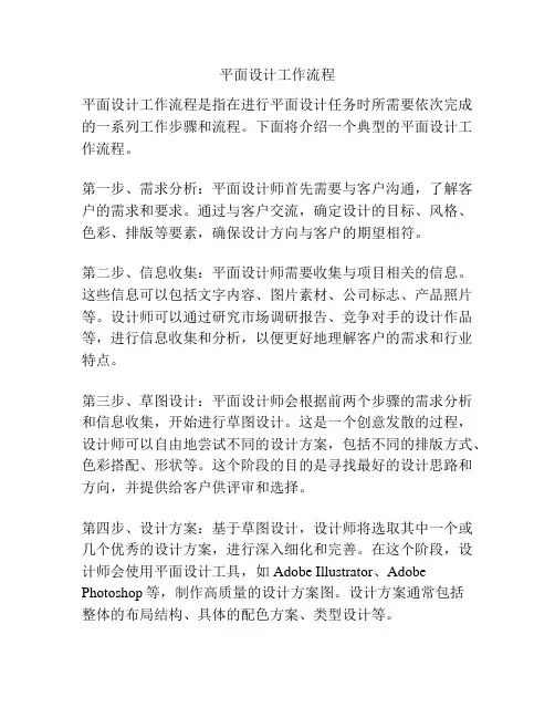 平面设计工作流程