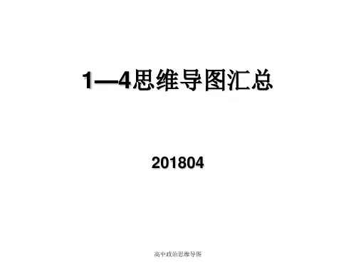 高中政治思维导图 ppt课件