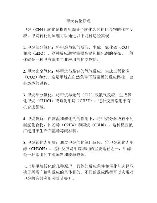 甲烷转化原理