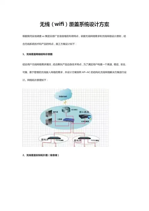 无线(wifi)覆盖系统设计方案