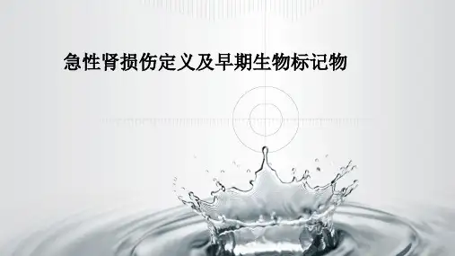 肾脏标志物简单临床应用