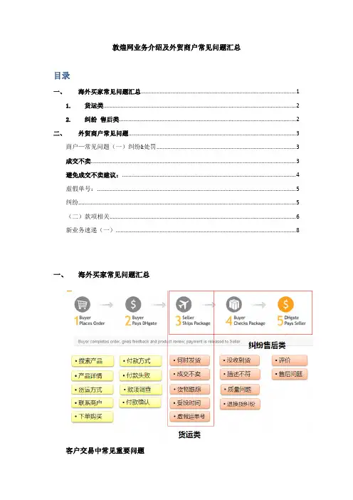 敦煌网业务介绍及外贸商户常见问题汇总