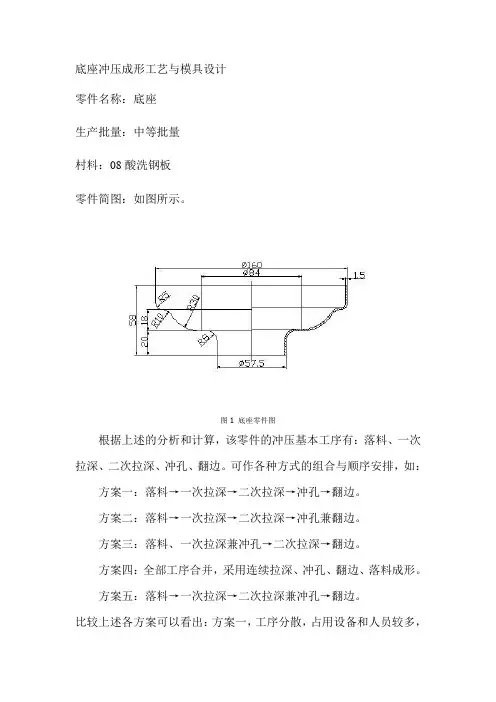 底座零件图