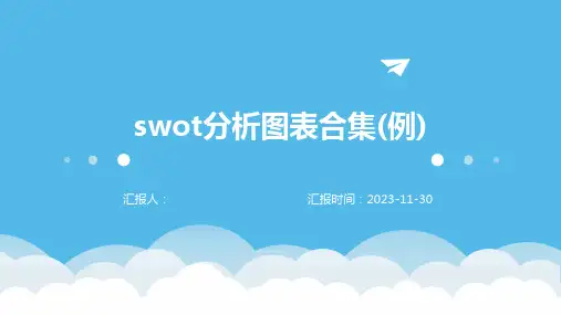 swot分析图表合集(例)