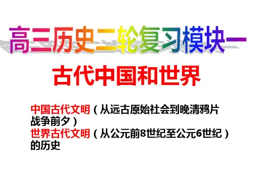 古代中西方政治制度