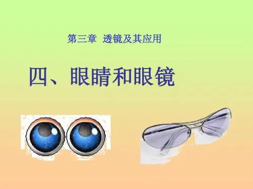 3.4眼睛和眼镜