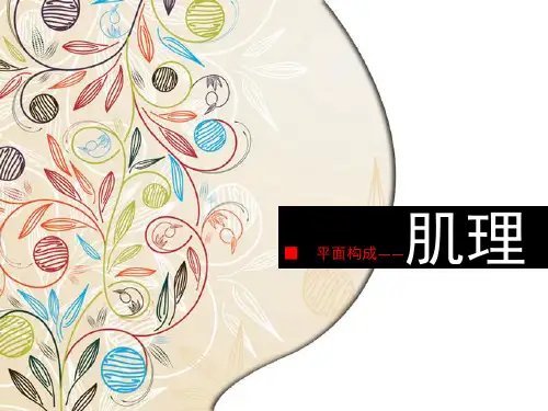 平面构成——肌理